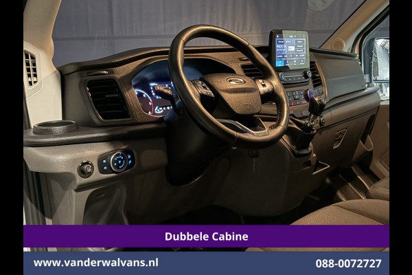 Ford Transit 2.0 TDCI 170pk L4H3 Dubbele Cabine Euro6 Airco | 6-zits | Camera | LED | Apple Carplay | 2800kg Trekvermogen | Cruisecontrol, Android Auto, Stoelverwarming, Verwarmde Voorruit, Parkeersensoren, Bijrijdersbank