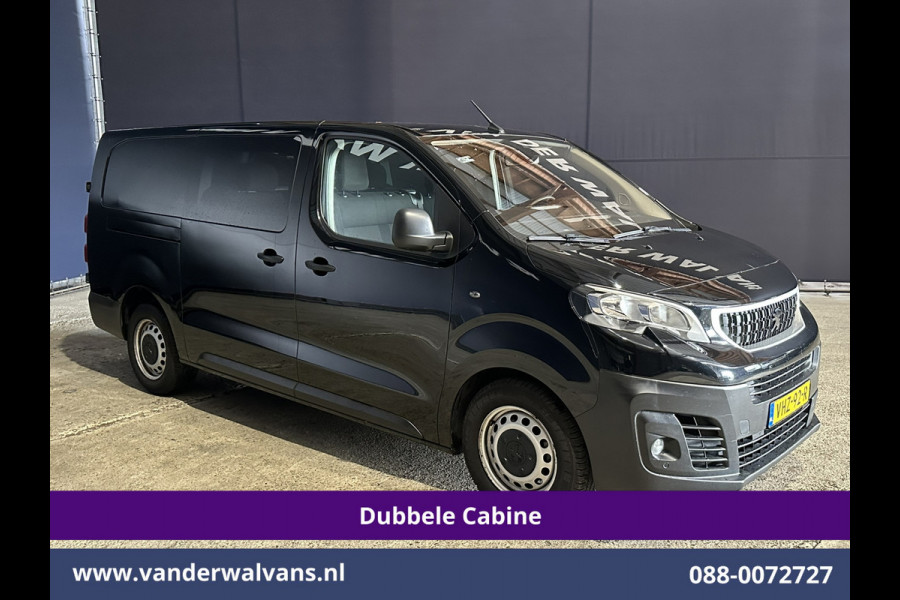 Peugeot Expert 2.0 BlueHDI 123pk Automaat L3H1 Dubbele Cabine Euro6 Airco | 6-Zits | Camera | Navigatie Head up Display, Apple Carplay, Android Auto, cruisecontrol, Trekhaak, Parkeersensoren
