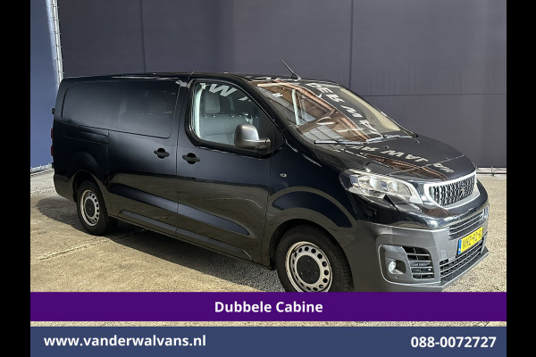 Peugeot Expert 2.0 BlueHDI 123pk Automaat L3H1 Dubbele Cabine Euro6 Airco | 6-Zits | Camera | Navigatie Head up Display, Apple Carplay, Android Auto, cruisecontrol, Trekhaak, Parkeersensoren