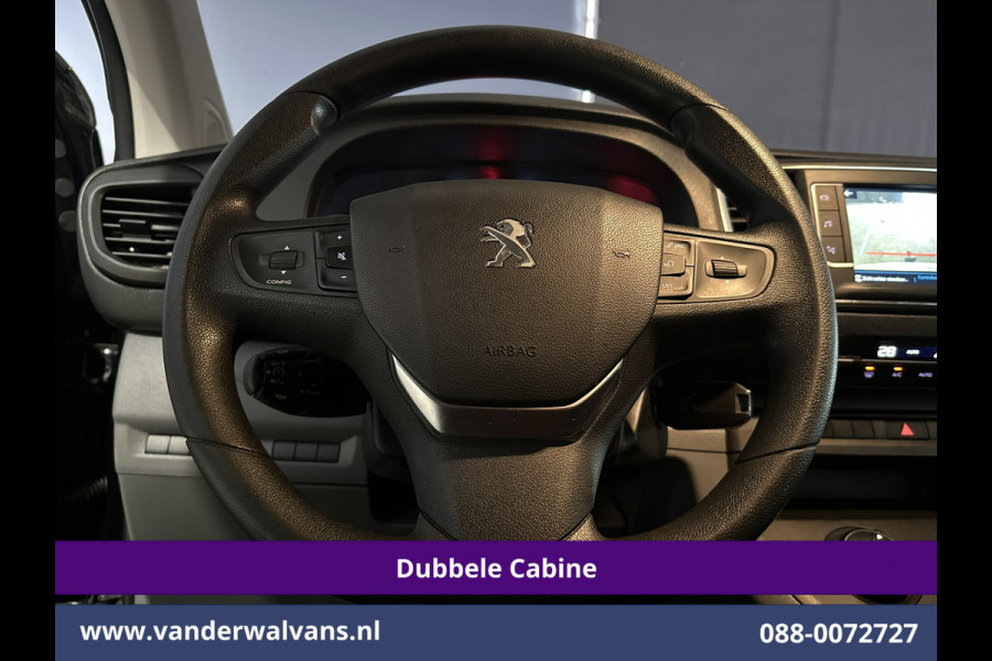 Peugeot Expert 2.0 BlueHDI 123pk Automaat L3H1 Dubbele Cabine Euro6 Airco | 6-Zits | Camera | Navigatie Head up Display, Apple Carplay, Android Auto, cruisecontrol, Trekhaak, Parkeersensoren