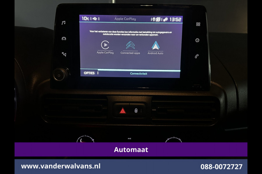 Citroën Berlingo 1.2 PureTech 130pk Automaat Benzine L1H1 Euro6 Airco | Navigatie | Camera Apple Carplay, Android Auto, Cruisecontrol, Parkeersensoren