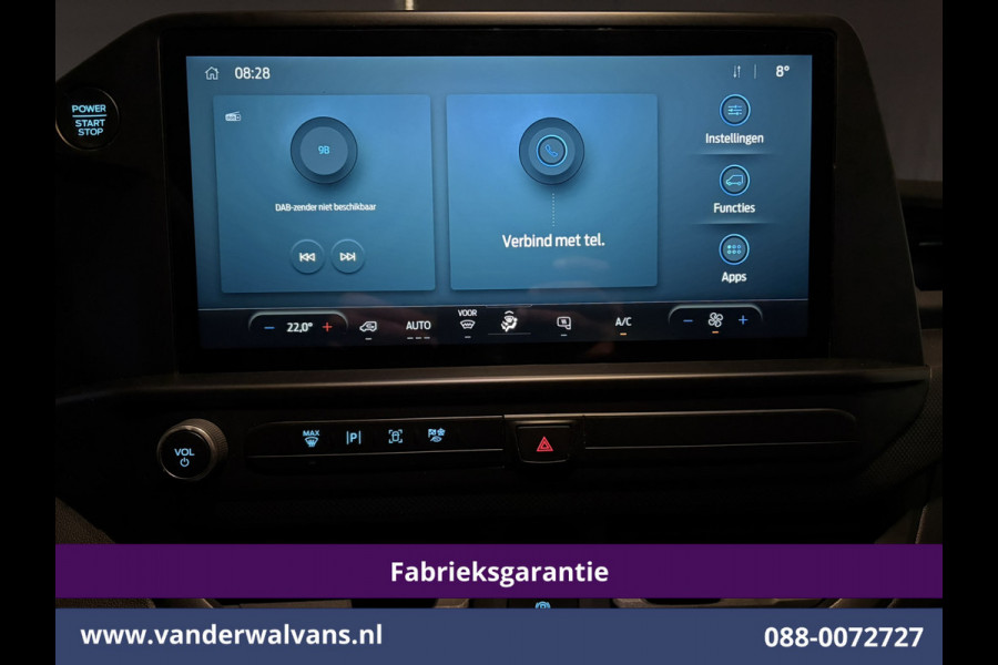 Ford Transit Custom 2.0 TDCI 111pk L1H1 Fabrieksgarantie Euro6 Airco | Camera | LED | Apple Carplay | Cruisecontrol Android Auto, Parkeersensoren, Verwarmde voorruit, Bijrijdersbank