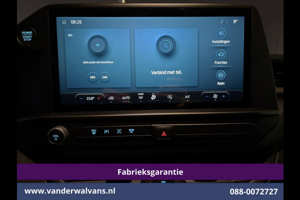 Ford Transit Custom 2.0 TDCI 111pk L1H1 Fabrieksgarantie Euro6 Airco | Camera | LED | Apple Carplay | Cruisecontrol Android Auto, Parkeersensoren, Verwarmde voorruit, Bijrijdersbank
