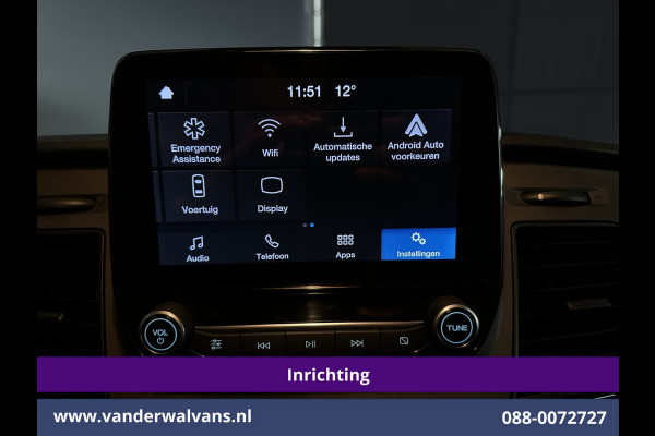 Ford Transit Custom 2.0 TDCI 130pk L2H1 Inrichting Euro6 Airco | Camera | 2800kg Trekhaak | LED | Android Auto Cruisecontrol, Verwarmde voorruit, Stoelverwarming, Parkeersensoren, Bijrijdersbank