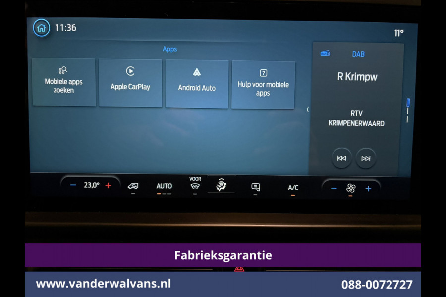 Ford Transit Custom 2.0 TDCI 136pk L2H1 Fabrieksgarantie Euro6 Airco | Camera | Apple Carplay | LED Cruisecontrol, Android Auto, Verwarmde Voorruit, Parkeersensoren, Bijrijdersbank