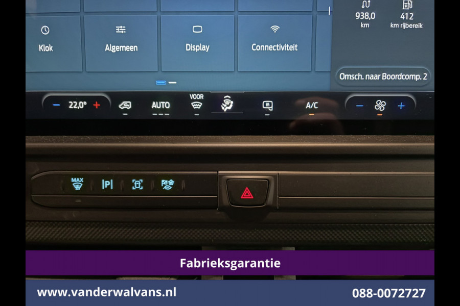 Ford Transit Custom 2.0 TDCI 136pk L2H1 Fabrieksgarantie Euro6 Airco | Camera | Apple Carplay | LED Cruisecontrol, Android Auto, Verwarmde Voorruit, Parkeersensoren, Bijrijdersbank, 2800kg trekvermogen