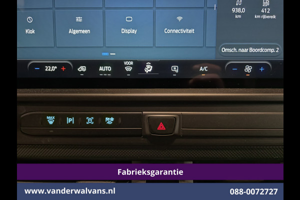 Ford Transit Custom 2.0 TDCI 136pk L2H1 Fabrieksgarantie Euro6 Airco | Camera | Apple Carplay | LED Cruisecontrol, Android Auto, Verwarmde Voorruit, Parkeersensoren, Bijrijdersbank, 2800kg trekvermogen