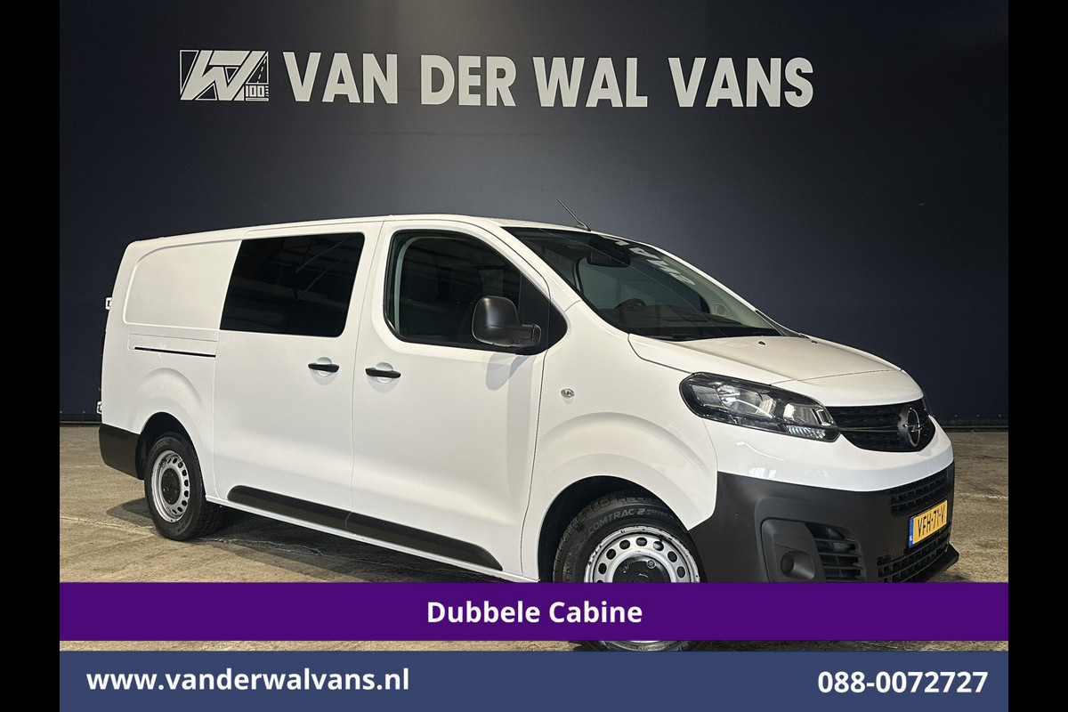 Opel Vivaro 2.0 CDTI 123pk L3H1 Dubbele Cabine Euro6 Airco | 6-Zits | Camera | 2500kg Trekhaak Parkeersensoren