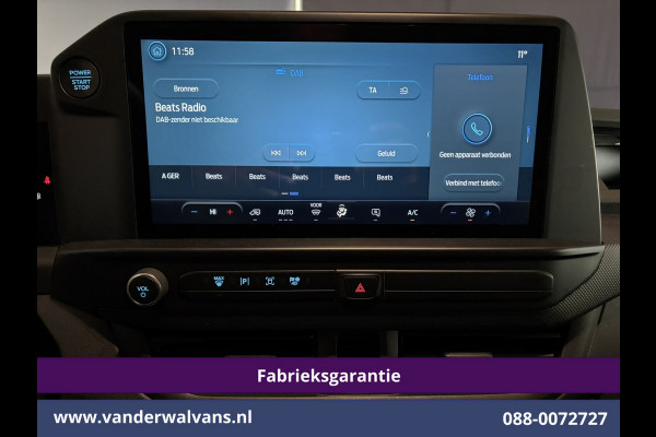 Ford Transit Custom 2.0 TDCI 136pk L2H1 Fabrieksgarantie Euro6 Airco | Camera | Apple Carplay | LED Cruisecontrol, Android Auto, Verwarmde Voorruit, Parkeersensoren, Bijrijdersbank, 2740kg trekvermogen
