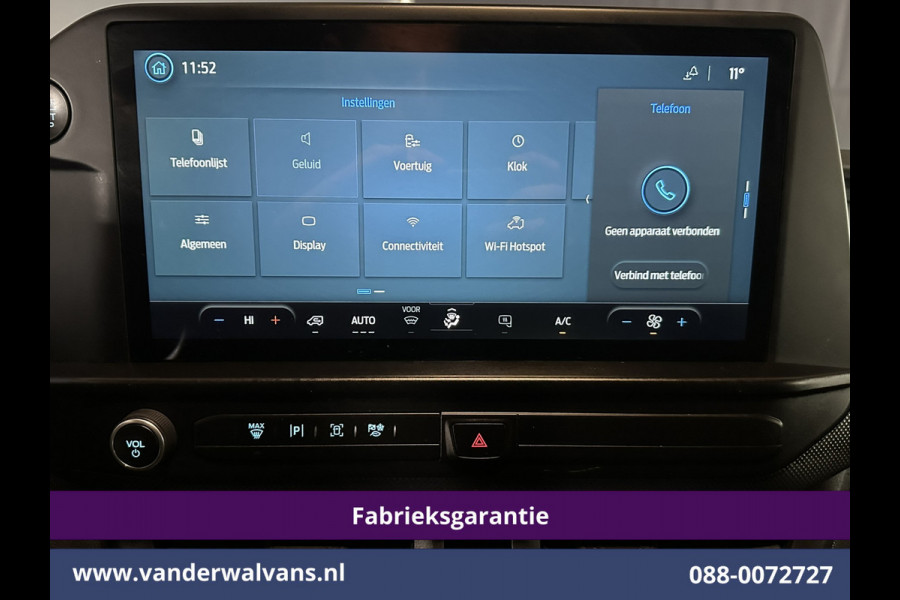 Ford Transit Custom 2.0 TDCI 136pk L2H1 Fabrieksgarantie Euro6 Airco | Camera | LED | Apple Carplay | Cruisecontrol Android Auto, Verwarmde voorruit, Parkeersensoren, Bijrijdersbank, 2740 kg trekvermogen