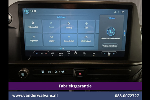 Ford Transit Custom 2.0 TDCI 136pk L2H1 Fabrieksgarantie Euro6 Airco | Camera | LED | Apple Carplay | Cruisecontrol Android Auto, Verwarmde voorruit, Parkeersensoren, Bijrijdersbank, 2740 kg trekvermogen
