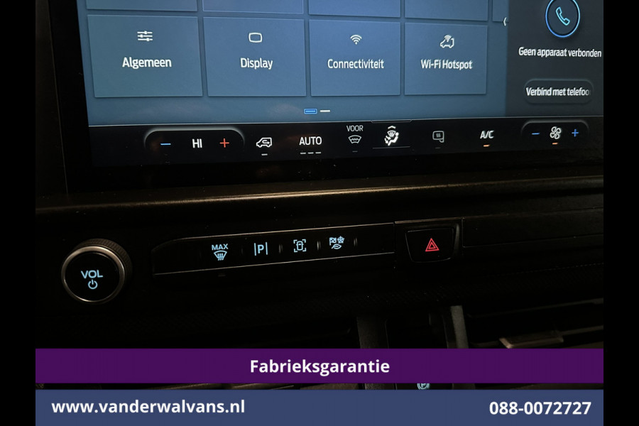 Ford Transit Custom 2.0 TDCI 136pk L2H1 Fabrieksgarantie Euro6 Airco | Camera | LED | Apple Carplay | Cruisecontrol Android Auto, Verwarmde voorruit, Parkeersensoren, Bijrijdersbank, 2740 kg trekvermogen
