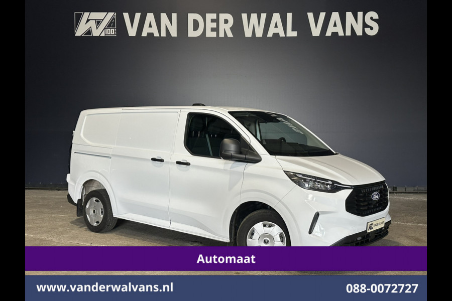 Ford Transit Custom 2.0 TDCI 136pk Automaat L1H1 Euro6 Airco | Camera | LED | Cruisecontrol | Apple Carplay Android Auto, Verwarmde voorruit, Parkeersensoren, Bijrijdersbank, 2740kg trekvermogen