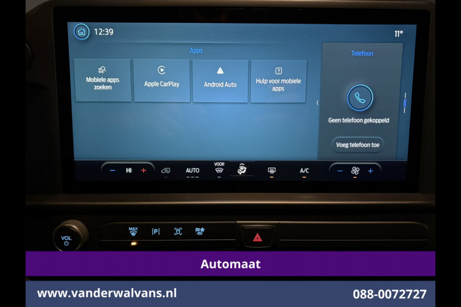 Ford Transit Custom 2.0 TDCI 136pk Automaat L1H1 Euro6 Airco | Camera | LED | Cruisecontrol | Apple Carplay Android Auto, Verwarmde voorruit, Parkeersensoren, Bijrijdersbank, 2740kg trekvermogen