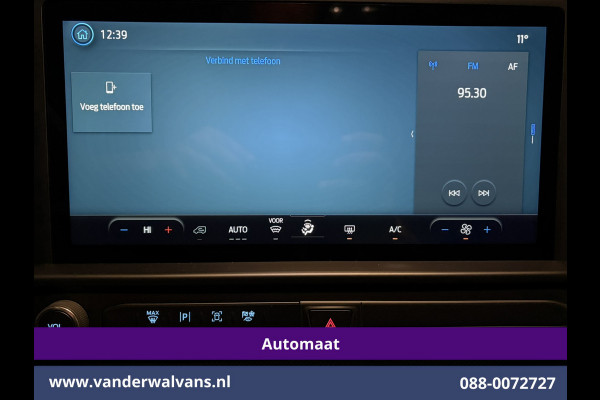 Ford Transit Custom 2.0 TDCI 136pk Automaat L1H1 Euro6 Airco | Camera | LED | Cruisecontrol | Apple Carplay Android Auto, Verwarmde voorruit, Parkeersensoren, Bijrijdersbank, 2740kg trekvermogen