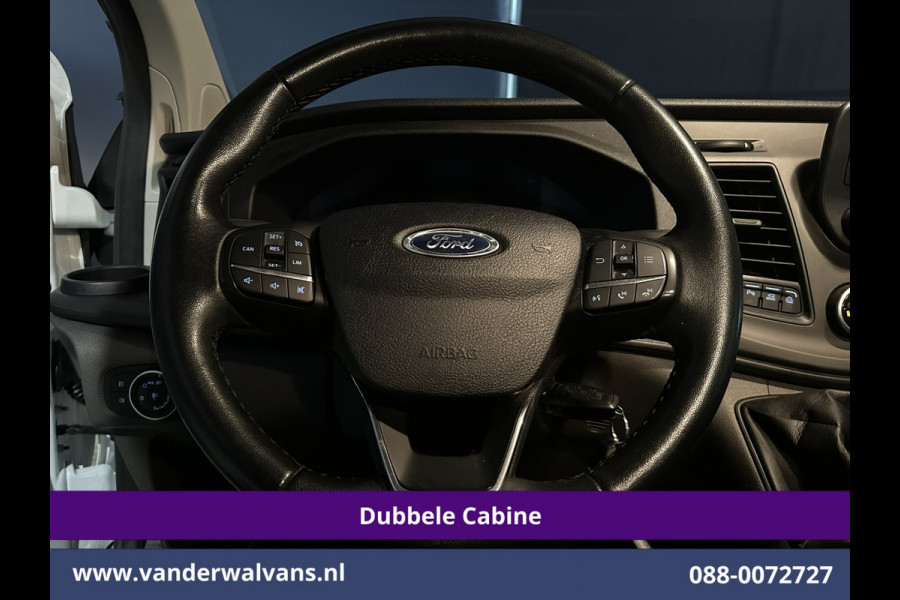 Ford Transit Custom 2.0 TDCI 130pk L2H1 Dubbele Cabine Inrichting Euro6 Airco | 5-Zits | Imperiaal | LED | Cruisecontrol Stoelverwarming, Parkeersensoren