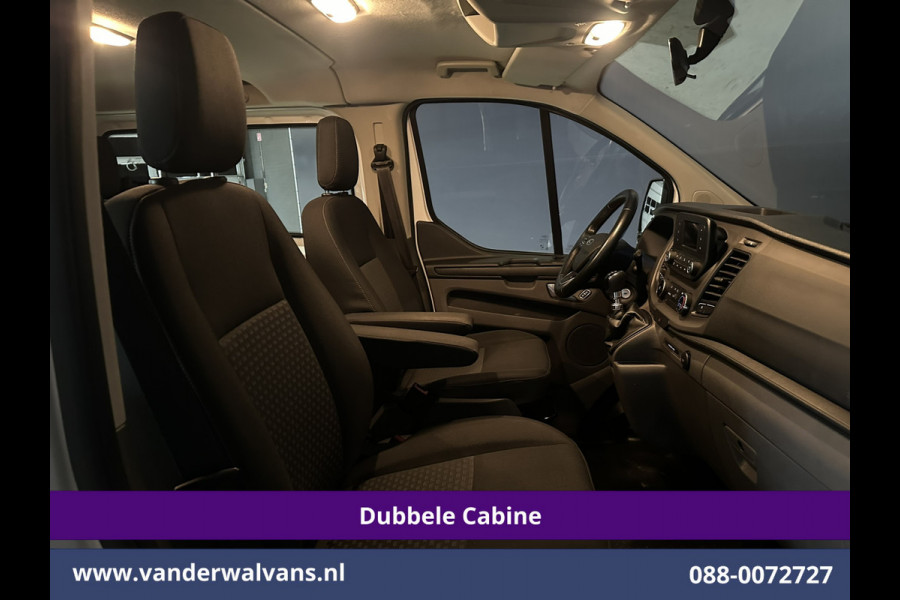 Ford Transit Custom 2.0 TDCI 130pk L2H1 Dubbele Cabine Inrichting Euro6 Airco | 5-Zits | Imperiaal | LED | Cruisecontrol Stoelverwarming, Parkeersensoren