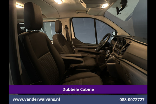 Ford Transit Custom 2.0 TDCI 130pk L2H1 Dubbele Cabine Inrichting Euro6 Airco | 5-Zits | Imperiaal | LED | Cruisecontrol Stoelverwarming, Parkeersensoren