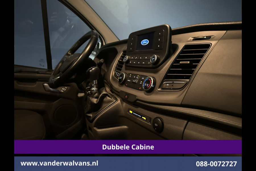 Ford Transit Custom 2.0 TDCI 130pk L2H1 Dubbele Cabine Inrichting Euro6 Airco | 5-Zits | Imperiaal | LED | Cruisecontrol Stoelverwarming, Parkeersensoren