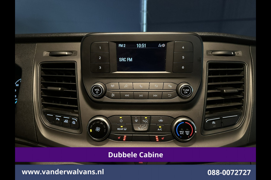 Ford Transit Custom 2.0 TDCI 130pk L2H1 Dubbele Cabine Inrichting Euro6 Airco | 5-Zits | Imperiaal | LED | Cruisecontrol Stoelverwarming, Parkeersensoren