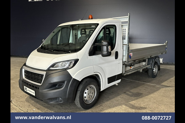 Peugeot Boxer 2.2 BlueHDi 140pk Kipper Open Laadbak Euro6 Bijrijdersbank Bluetooth telefoonvoorbereiding