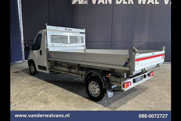 Peugeot Boxer 2.2 BlueHDi 140pk Kipper Open Laadbak Euro6 Bijrijdersbank Bluetooth telefoonvoorbereiding