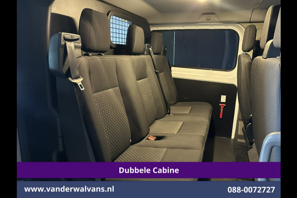 Ford Transit Custom 2.0 TDCI 130pk L2H1 Dubbele Cabine Euro6 Airco | 6-Zits | Xenon | Camera | Navigatie | Apple Carplay | LED Android Auto, Cruisecontrol, Stoelverwarming, Verwarmde voorruit, Parkeersensoren