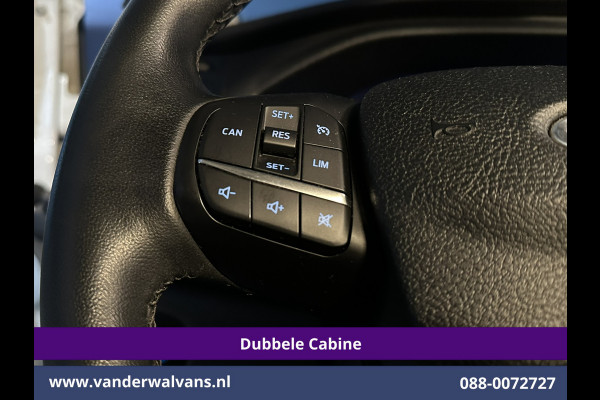 Ford Transit Custom 2.0 TDCI 130pk L2H1 Dubbele Cabine Euro6 Airco | 6-Zits | Xenon | Camera | Navigatie | Apple Carplay | LED Android Auto, Cruisecontrol, Stoelverwarming, Verwarmde voorruit, Parkeersensoren