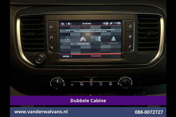 Citroën Jumpy 2.0 BlueHDI 150pk L3H1 Dubbele cabine Euro6 Airco | 6-Zits | Camera | Navigatie Apple Carplay, Android Auto, Cruisecontrol, Parkeersensoren