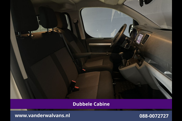 Citroën Jumpy 2.0 BlueHDI 150pk L3H1 Dubbele cabine Euro6 Airco | 6-Zits | Camera | Navigatie Apple Carplay, Android Auto, Cruisecontrol, Parkeersensoren