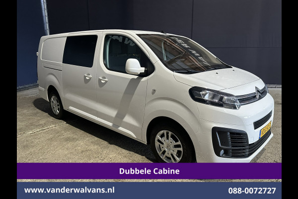 Citroën Jumpy 2.0 BlueHDI 150pk L3H1 Dubbele cabine Euro6 Airco | 6-Zits | Camera | Navigatie Apple Carplay, Android Auto, Cruisecontrol, Parkeersensoren