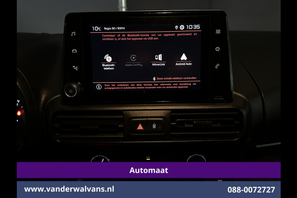 Citroën Berlingo 1.2 PureTech 130pk Automaat Benzine L1H1 Euro6 Airco | 3-Zits | Apple Carplay | Cruisecontrol Android Auto, Parkeersensoren, bijrijdersbank