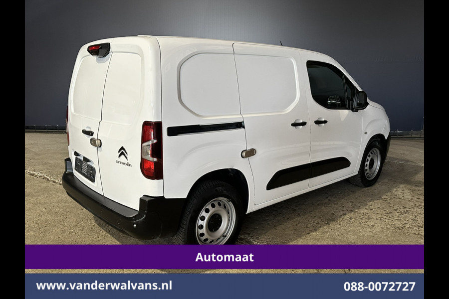 Citroën Berlingo 1.2 PureTech 130pk Automaat Benzine L1H1 Euro6 Airco | 3-Zits | Navigatie | Camera Apple Carplay, Android Auto, Cruisecontrol, Parkeersensoren, Bijrijdersbank