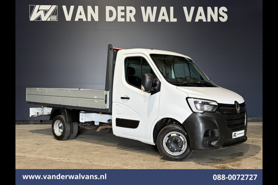 Renault Master 2.0 dCi Pick Up Open Laadbak Dubbel Lucht Euro6 Airco | Cruisecontrol | LED | Leder Bluetooth telefoonvoorbereiding