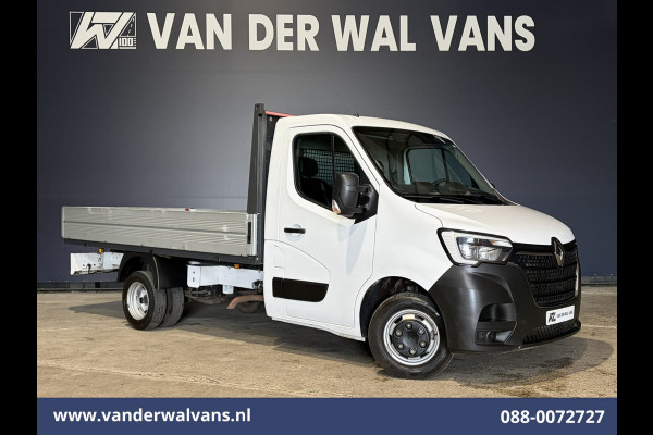 Renault Master 2.0 dCi Pick Up Open Laadbak Dubbel Lucht Euro6 Airco | Cruisecontrol | LED | Leder Bluetooth telefoonvoorbereiding