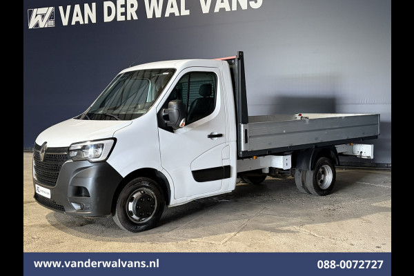 Renault Master 2.0 dCi Pick Up Open Laadbak Dubbel Lucht Euro6 Airco | Cruisecontrol | LED | Leder Bluetooth telefoonvoorbereiding