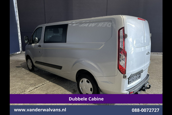 Ford Transit Custom 2.0 TDCI 170pk Automaat L2H1 Dubbele Cabine Euro6 Airco | 5-Zits | Camera | Navigatie | Apple Carplay | LED Android Auto, Stoelverwarming, Verwarmde voorruit, Parkeersensoren, Trekhaak