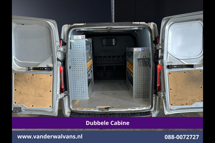 Ford Transit Custom 2.0 TDCI 170pk Automaat L2H1 Dubbele Cabine Euro6 Airco | 5-Zits | Camera | Navigatie | Apple Carplay | LED Android Auto, Stoelverwarming, Verwarmde voorruit, Parkeersensoren, Trekhaak