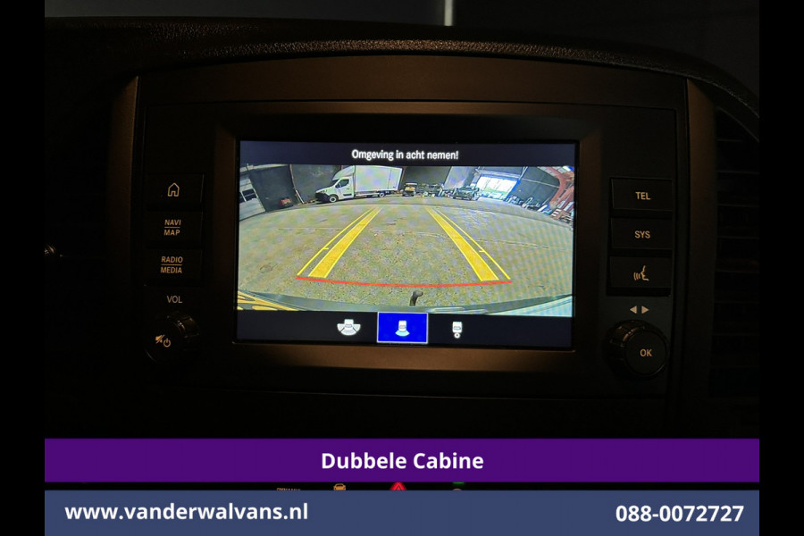 Mercedes-Benz Vito 116 CDI 164pk Automaat L3H1 Dubbele Cabine inrichting Euro6 Airco | 5-Zits | Camera | Apple Carplay 2500kg trekhaak, Cruisecontrol, Android Auto, Parkeersensoren