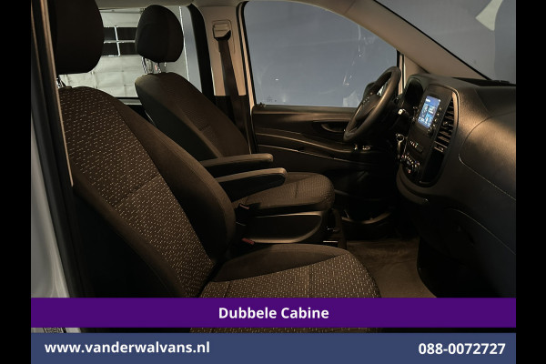 Mercedes-Benz Vito 116 CDI 164pk Automaat L3H1 Dubbele Cabine inrichting Euro6 Airco | 5-Zits | Camera | Apple Carplay 2500kg trekhaak, Cruisecontrol, Android Auto, Parkeersensoren