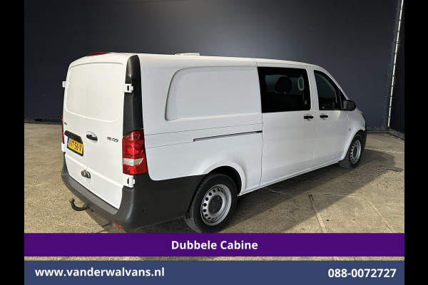 Mercedes-Benz Vito 116 CDI 164pk Automaat L3H1 Dubbele Cabine inrichting Euro6 Airco | 5-Zits | Camera | Apple Carplay 2500kg trekhaak, Cruisecontrol, Android Auto, Parkeersensoren
