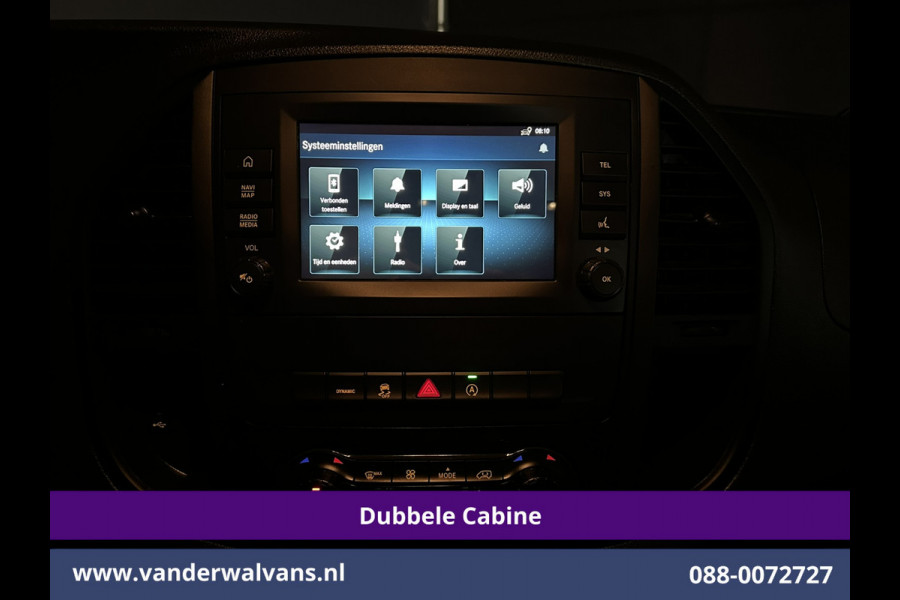 Mercedes-Benz Vito 116 CDI 164pk Automaat L3H1 Dubbele Cabine inrichting Euro6 Airco | 5-Zits | Camera | Apple Carplay 2500kg trekhaak, Cruisecontrol, Android Auto, Parkeersensoren