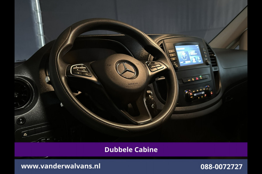 Mercedes-Benz Vito 116 CDI 164pk Automaat L3H1 Dubbele Cabine inrichting Euro6 Airco | 5-Zits | Camera | Apple Carplay 2500kg trekhaak, Cruisecontrol, Android Auto, Parkeersensoren