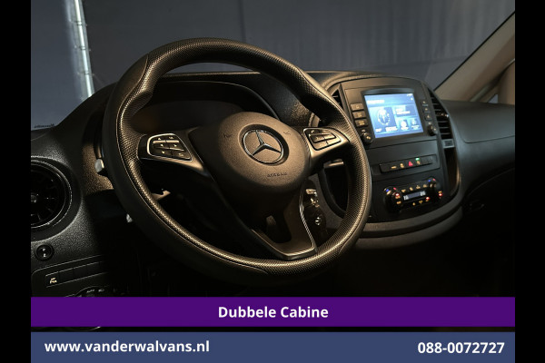 Mercedes-Benz Vito 116 CDI 164pk Automaat L3H1 Dubbele Cabine inrichting Euro6 Airco | 5-Zits | Camera | Apple Carplay 2500kg trekhaak, Cruisecontrol, Android Auto, Parkeersensoren
