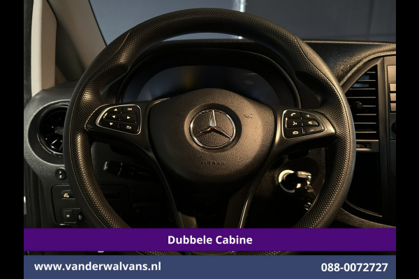 Mercedes-Benz Vito 116 CDI 164pk Automaat L3H1 Dubbele Cabine inrichting Euro6 Airco | 5-Zits | Camera | Apple Carplay 2500kg trekhaak, Cruisecontrol, Android Auto, Parkeersensoren