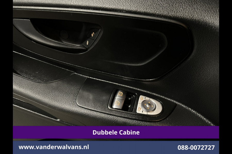 Mercedes-Benz Vito 116 CDI 164pk Automaat L3H1 Dubbele Cabine inrichting Euro6 Airco | 5-Zits | Camera | Apple Carplay 2500kg trekhaak, Cruisecontrol, Android Auto, Parkeersensoren