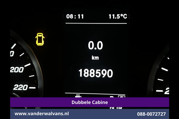 Mercedes-Benz Vito 116 CDI 164pk Automaat L3H1 Dubbele Cabine inrichting Euro6 Airco | 5-Zits | Camera | Apple Carplay 2500kg trekhaak, Cruisecontrol, Android Auto, Parkeersensoren