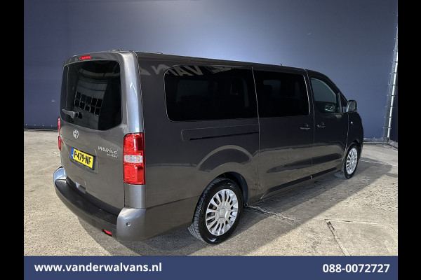 Toyota Proace Shuttle 1.5 D-4D 120pk L3H1 XL 9 Zits Personenbus Euro6 Airco | Navigatie | Camera | Apple Carplay Cruisecontrol, Android Auto, Parkeersensoren, Bijrijdersbank