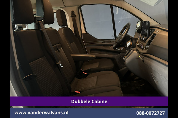 Ford Transit Custom 2.0 TDCI 130pk Automaat L2H1 Dubbele Cabine Euro6 Airco | 6-Zits | Camera | Navigatie | LED, Android Auto, Adaptieve Cruisecontrol, Verwarmde voorruit, Stoelverwarming, Parkeersensoren