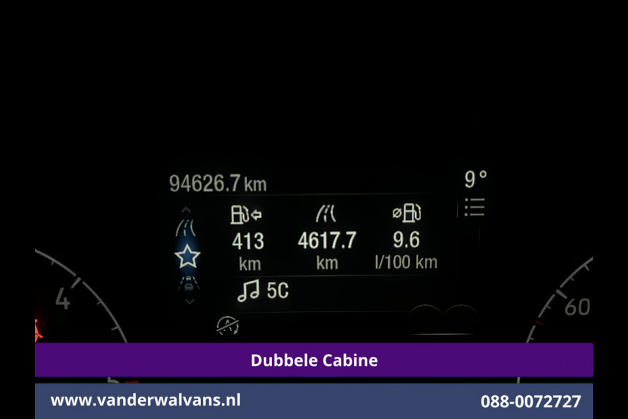 Ford Transit Custom 2.0 TDCI 130pk Automaat L2H1 Dubbele Cabine Euro6 Airco | 6-Zits | Camera | Navigatie | LED, Android Auto, Adaptieve Cruisecontrol, Verwarmde voorruit, Stoelverwarming, Parkeersensoren